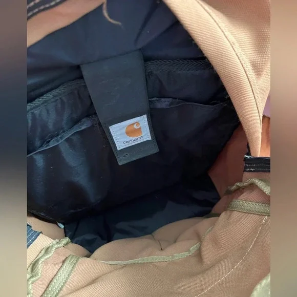 Carhartt Legacy Classic Work Nylon Canvas Backpack Brown 23L Single-Compartment - Picture 12 of 16